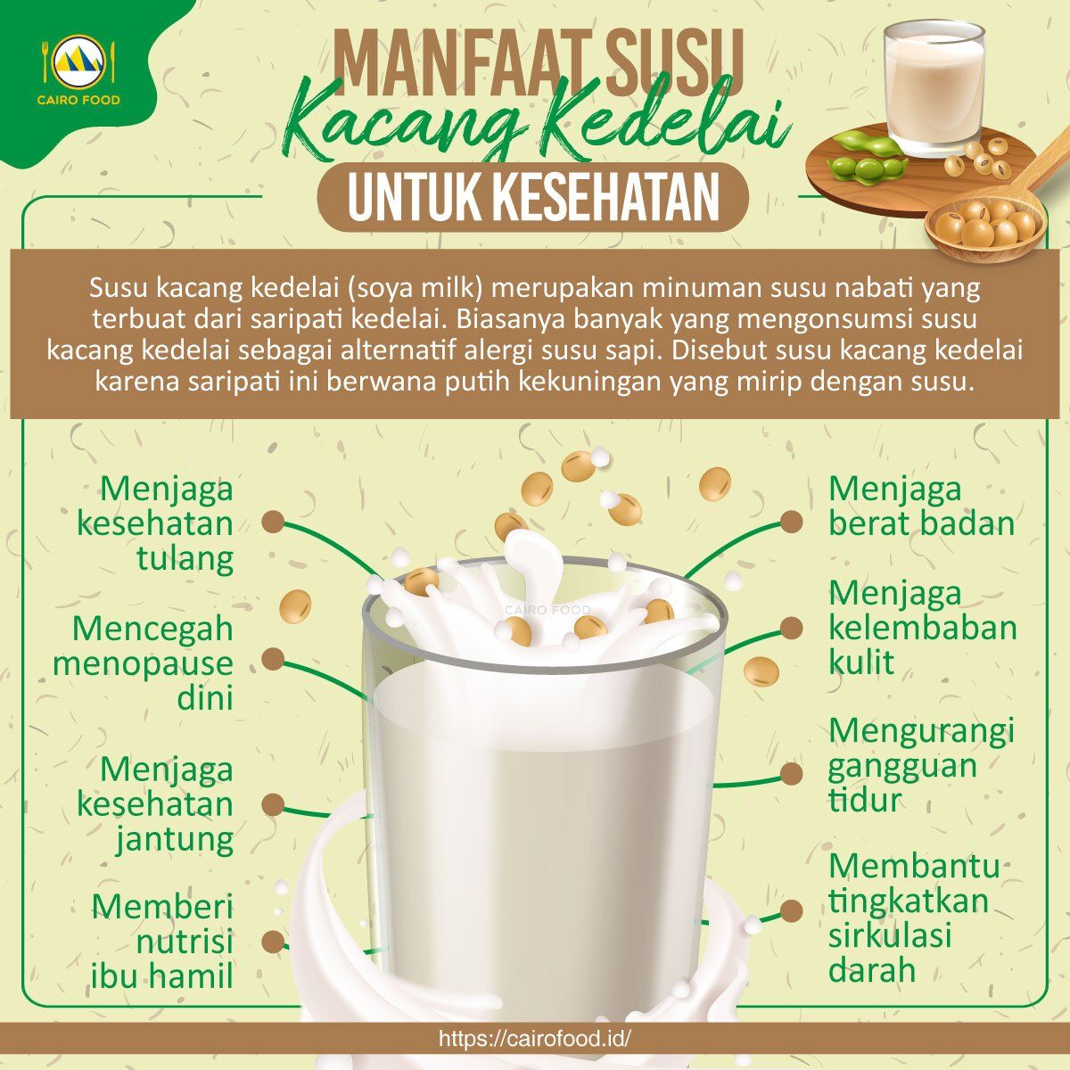 8 manfaat susu kacang kedelai untuk kesehatan