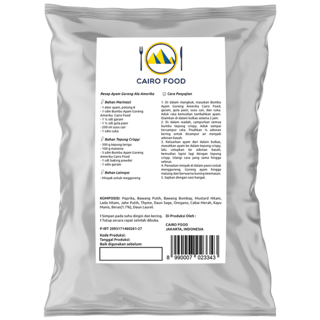 American Fried Chicken Spice Mix (Bumbu Ayam Goreng Amerika)