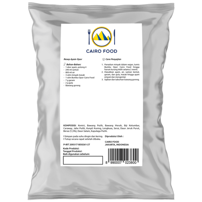 Opor Seasoning (Bumbu Opor)