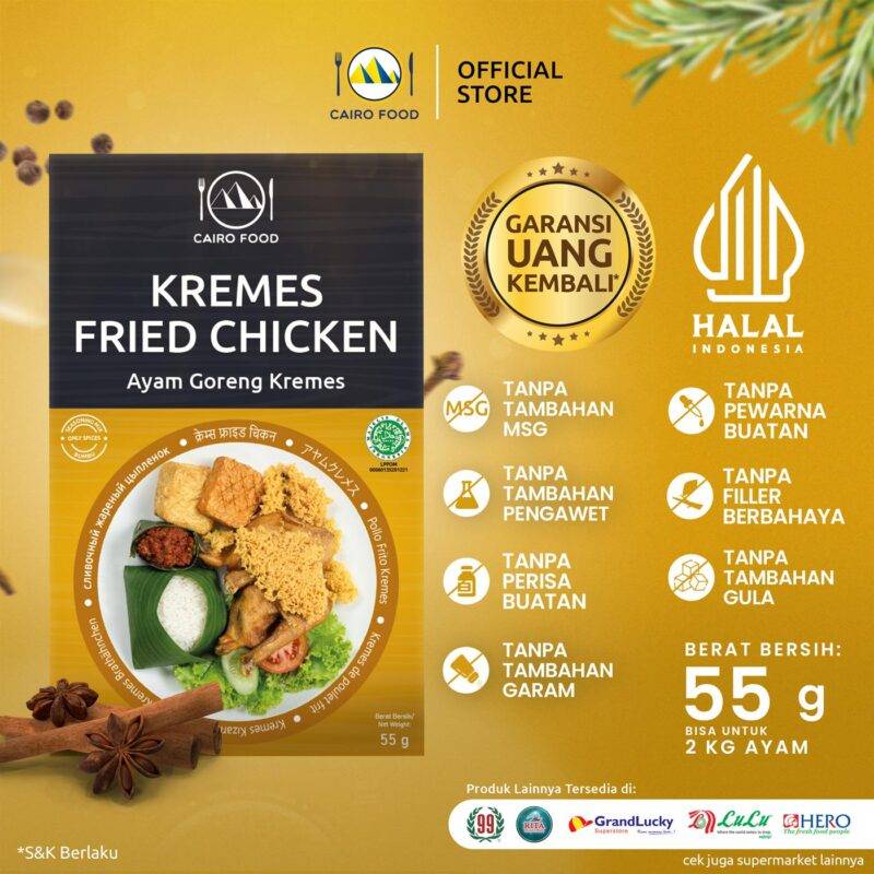 Kremes Fried Chicken Seasoning (Bumbu Ayam Goreng Kremes)