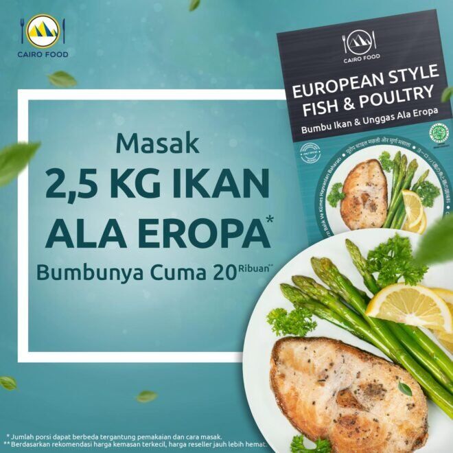 Europe Style Fish & Poultry Seasoning (Bumbu Ikan & Unggas Ala Eropa)