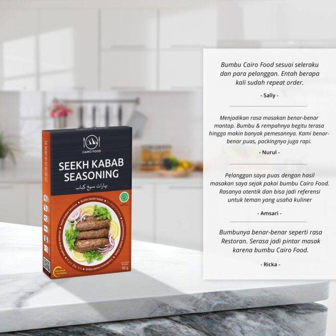 Seekh Kabab Seasoning (Bumbu Seekh Kabab)