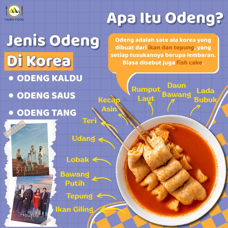 Infografis Apa Itu Odeng? Makanan Khas Korea Yang Lagi Hits